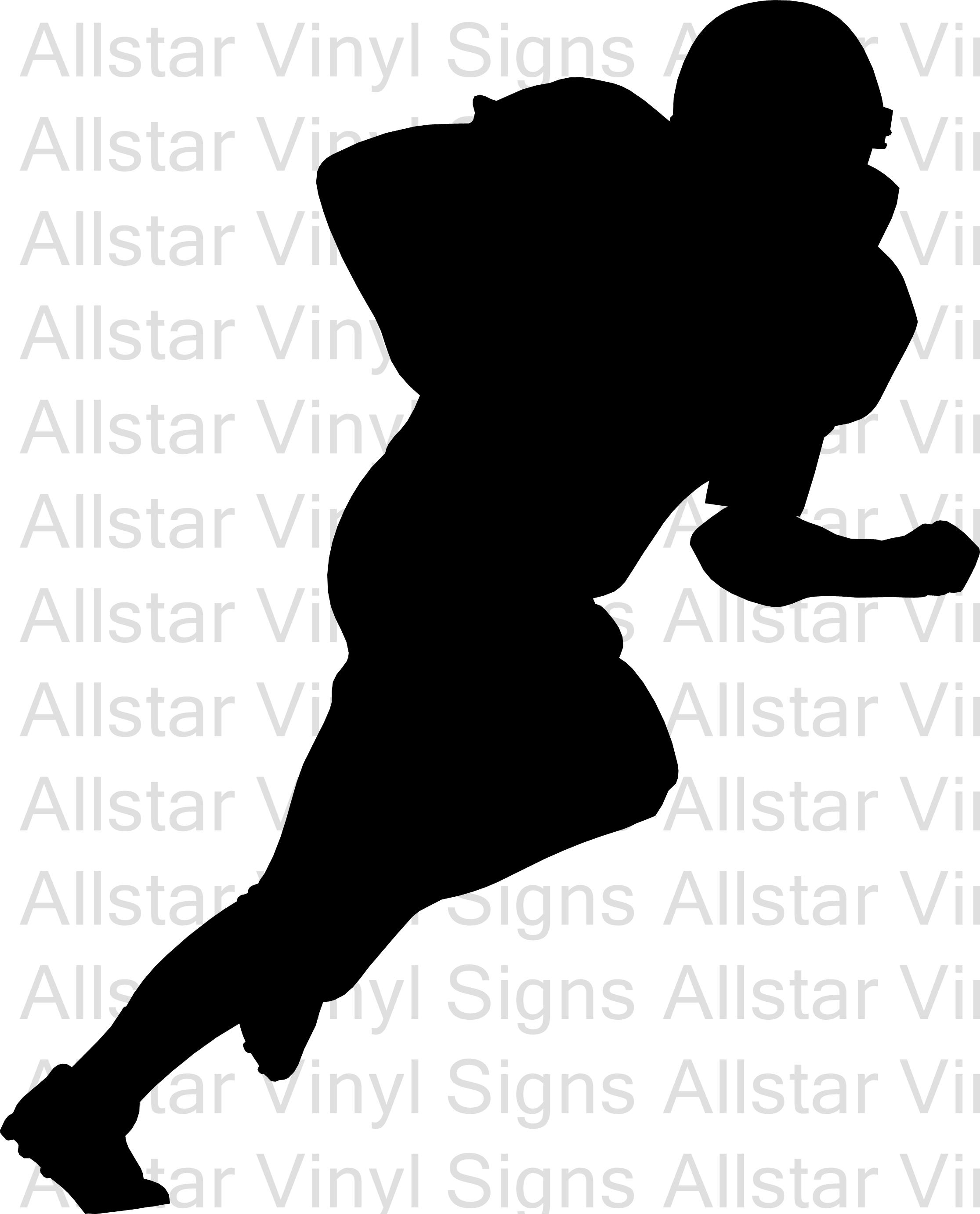 football helmet silhouette