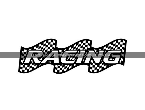 Racing Car Stickers - Vinyl Window Decals and Lettering